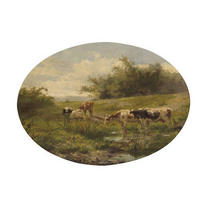 KEILRAHMENBILD Wasser, Tiere, Landschaft & Natur  - Multicolor, Basics, Wellpappe/Textil (50/70cm)