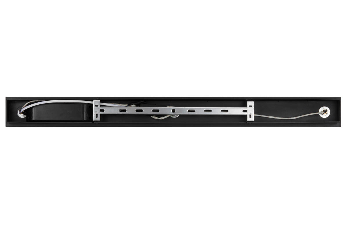 LED-HÄNGLAMPA Baia 100/20/180 cm  - svart, Design, metall/glas (100/20/180cm) - Dieter Knoll