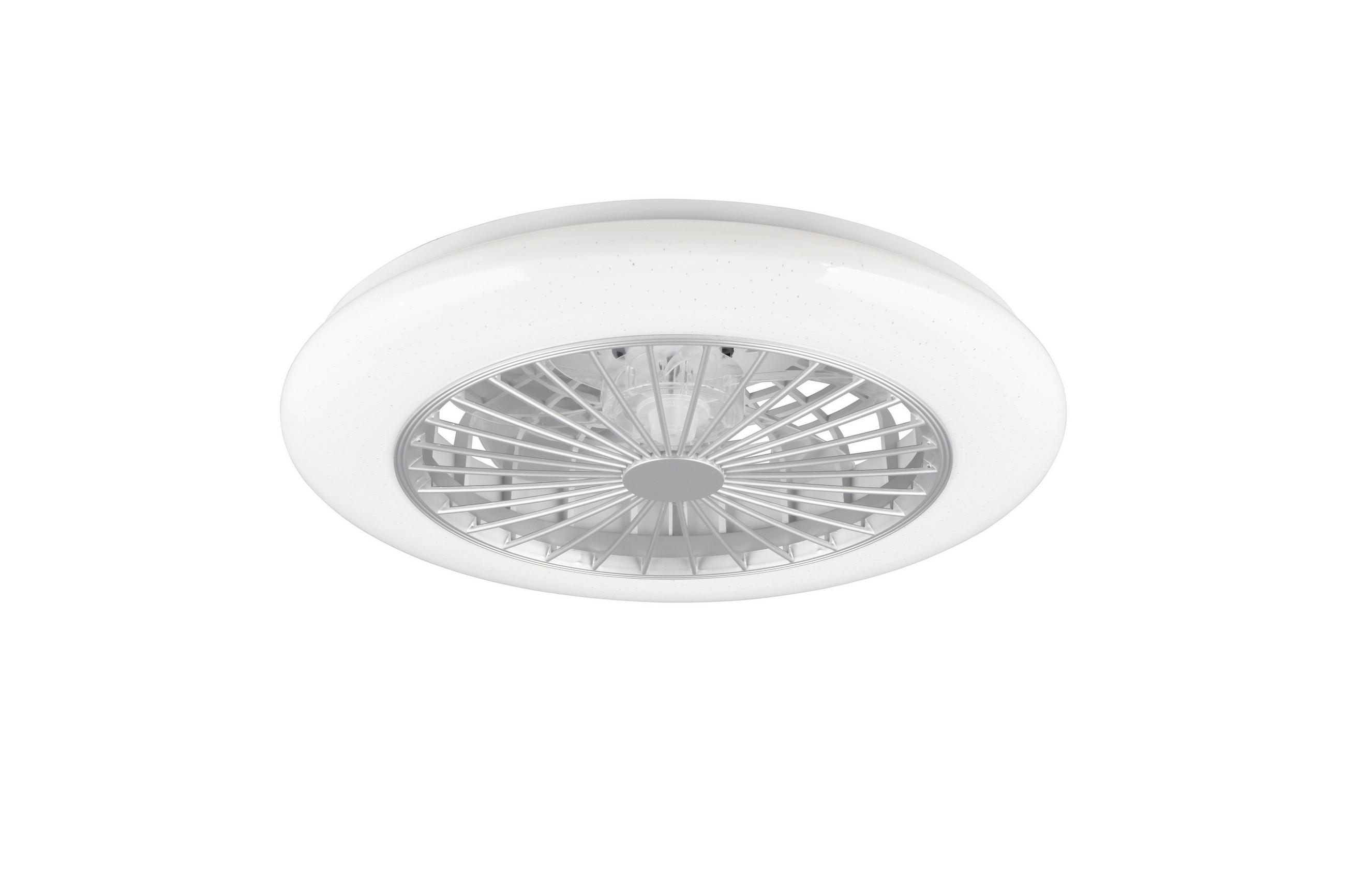 Deckenleuchte mit Ventilator Stralsund 49/16,5 cm   - Titanfarben/Weiß, KONVENTIONELL, Kunststoff (49/16,5cm)