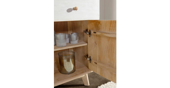 SIDEBOARD Kata  in 140/80/41 cm  - Naturfarben/Weiß, Design, Holz (140/80/41cm) - Landscape