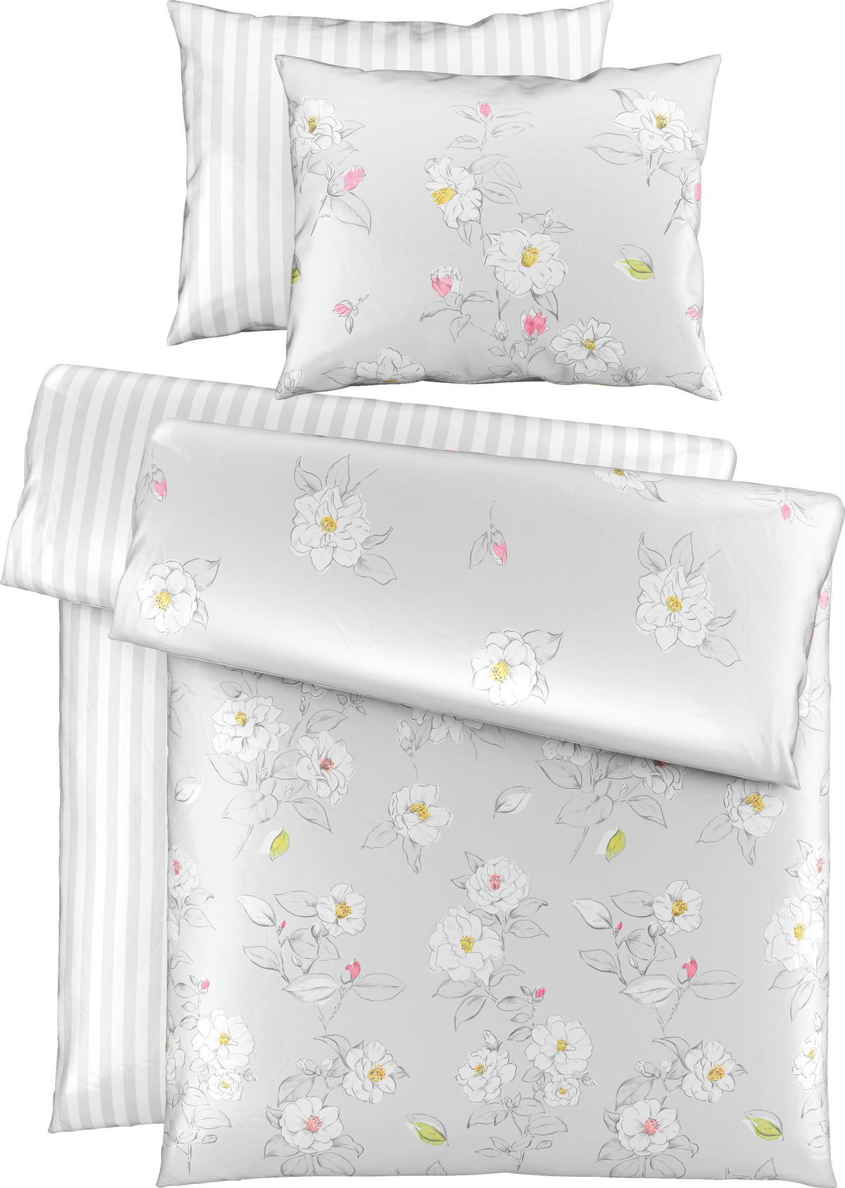 ÁGYNEMŰHUZAT-GARNITÚRA  - ezüst, Konventionell, textil (140cm) - Esposa