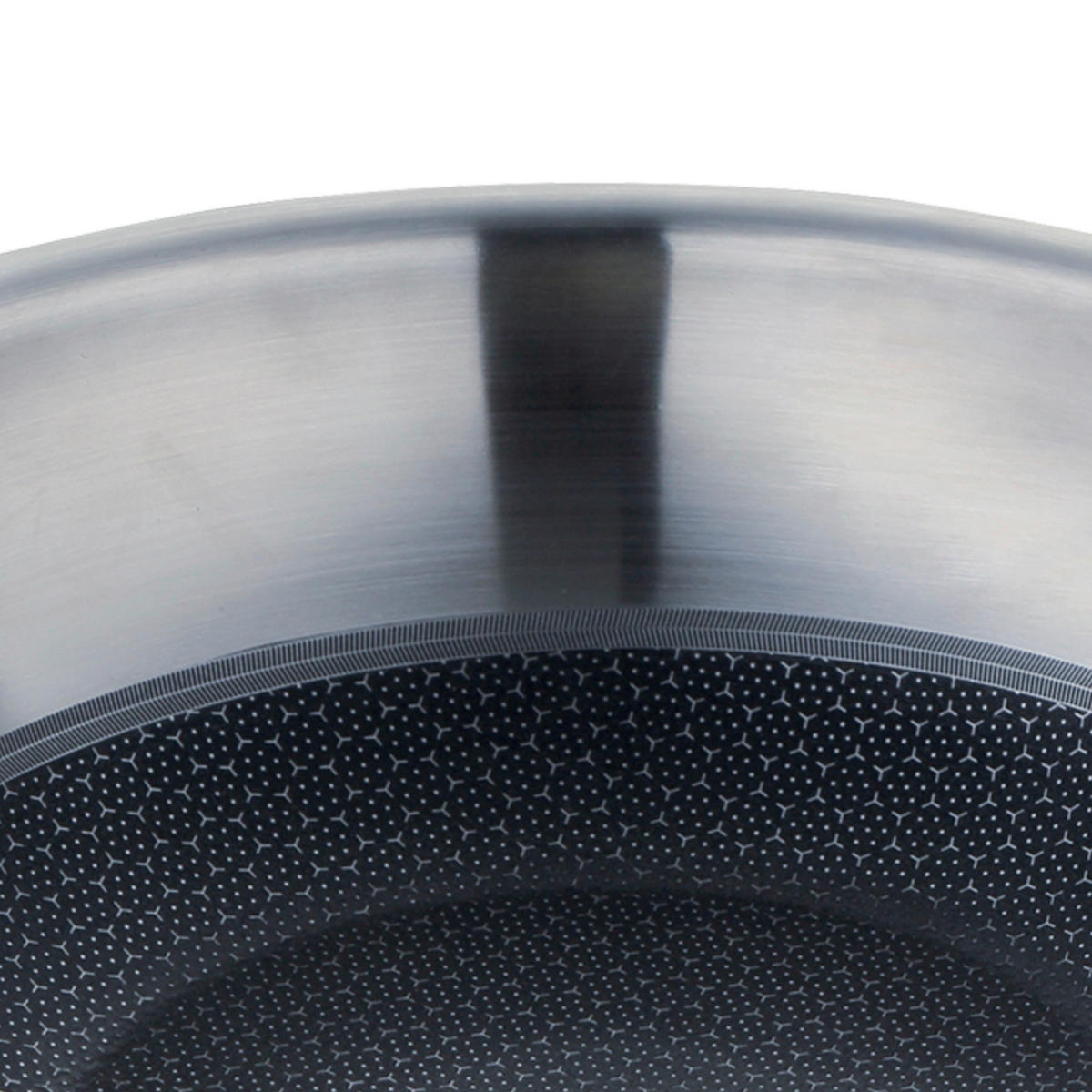 WOK  - Edelstahlfarben/Schwarz, Basics, Metall (53/29,5/9cm) - Masterpro