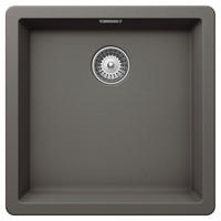 SPÜLE GREN100USIL  - Grau, Basics, Stein (45,6/23,8/45,6cm) - Schock