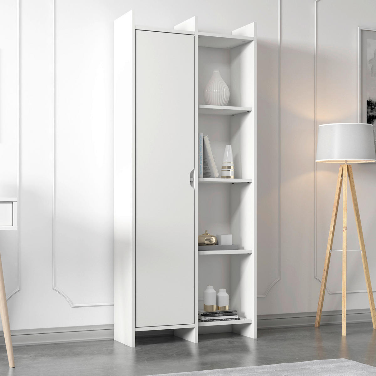HYLLA i 70/180/30 cm vit  - vit, Design, trämaterial (70/180/30cm) - Livetastic