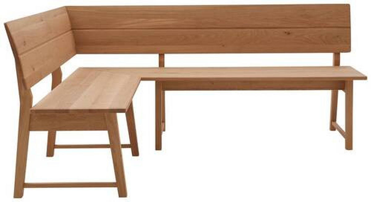 ECKBANK 150/190 cm Eichefarben Wildeiche massiv Holz   - Eichefarben, KONVENTIONELL, Holz (150/190cm) - Valnatura