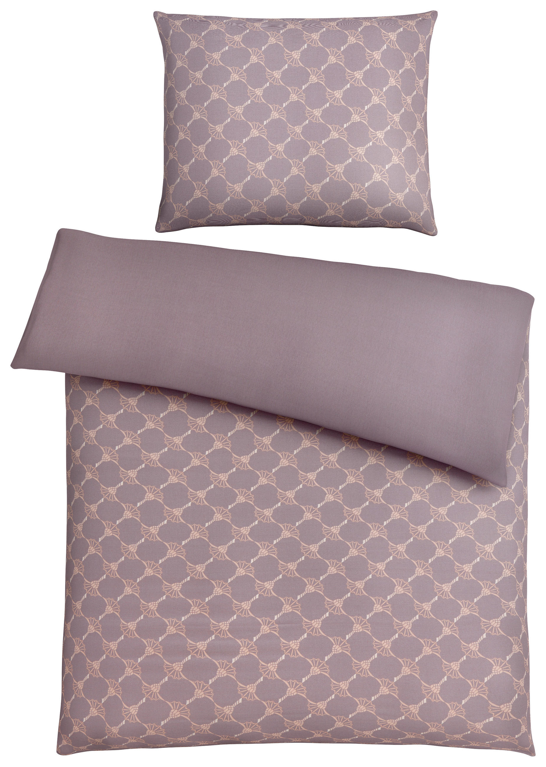 WENDEBETTWÄSCHE Makosatin 140/200 cm  - Altrosa, Design, Naturmaterialien/Textil (140/200cm) - Joop!