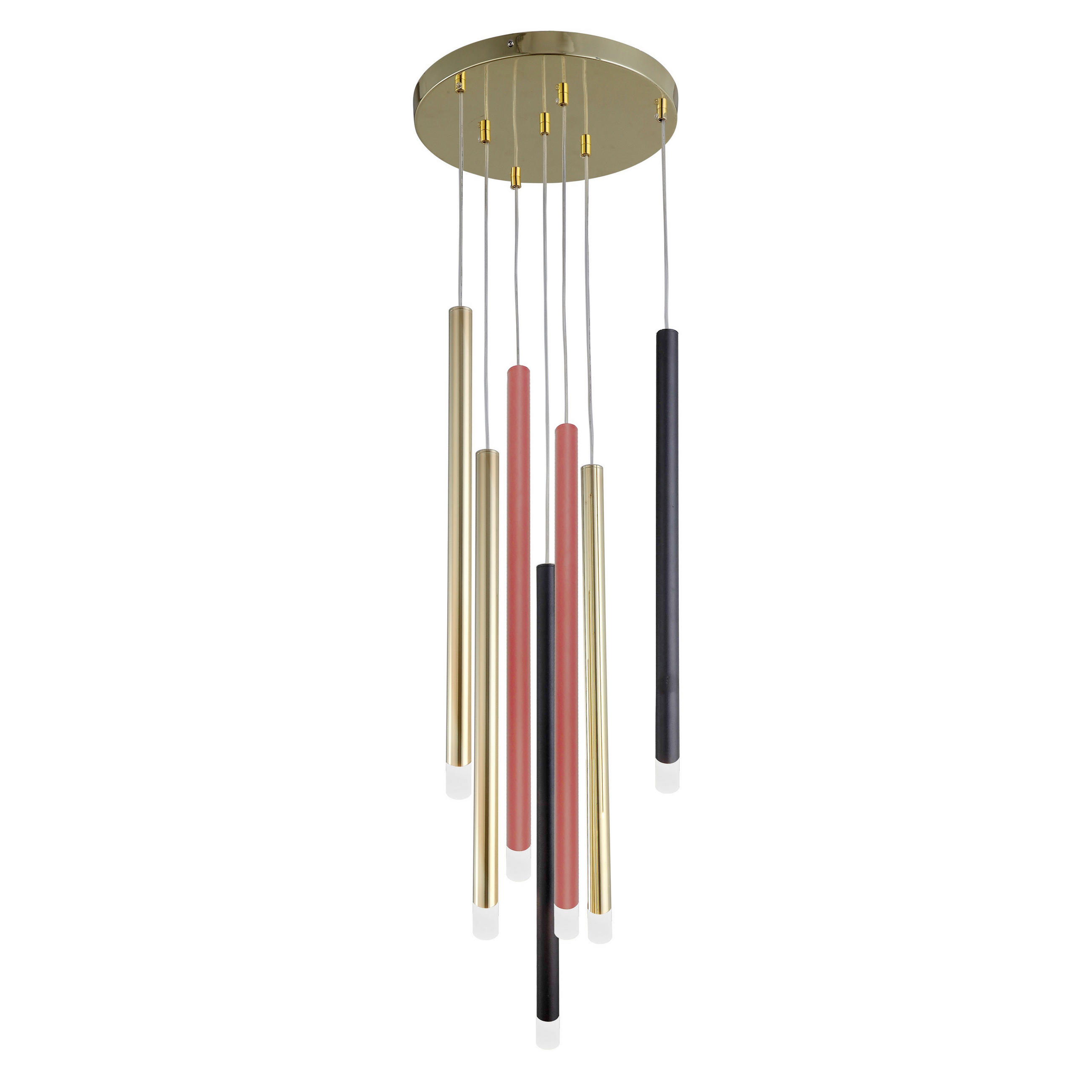 HÄNGELEUCHTE Lungo 150/30/30 cm  - Multicolor, Design, Metall (150/30/30cm)