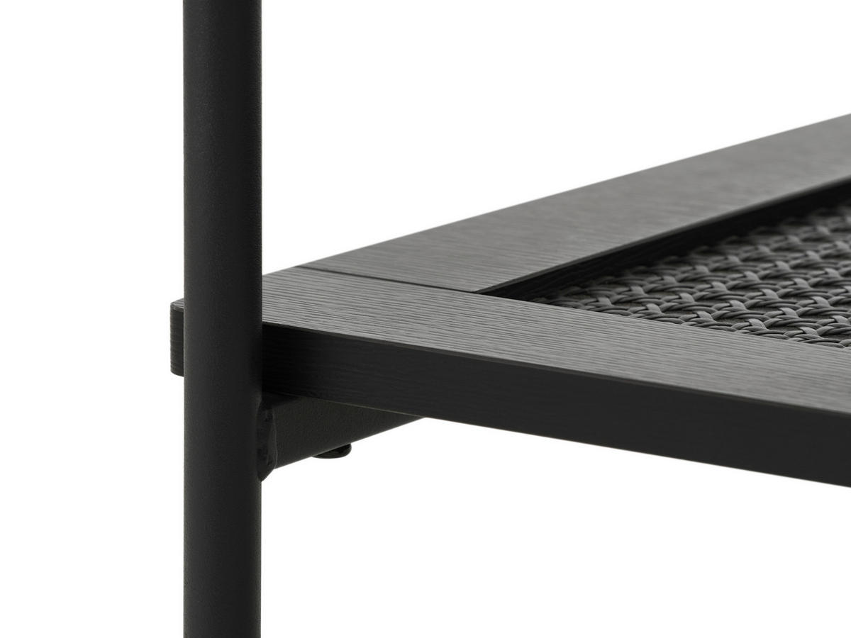 BEISTELLTISCH 45/45/55 cm Schwarz  - Schwarz, Basics, Holzwerkstoff/Metall (45/45/55cm) - Boxxx