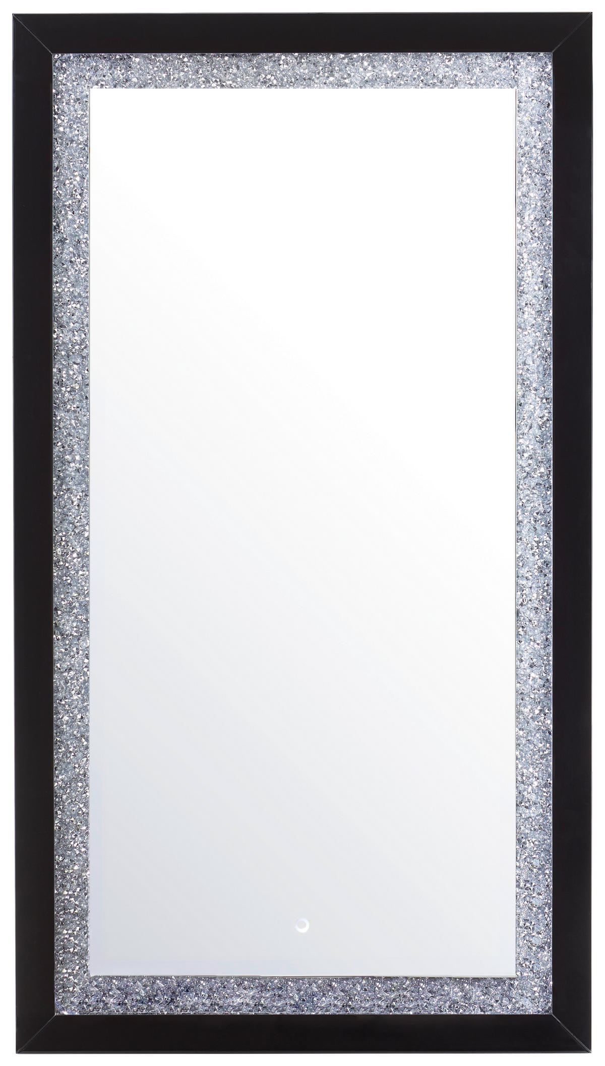 FALI TÜKÖR 100/180/5,5 cm    - fekete/ezüstszínű, Design, faalapú anyag/Üveg (100/180/5,5cm) - Xora