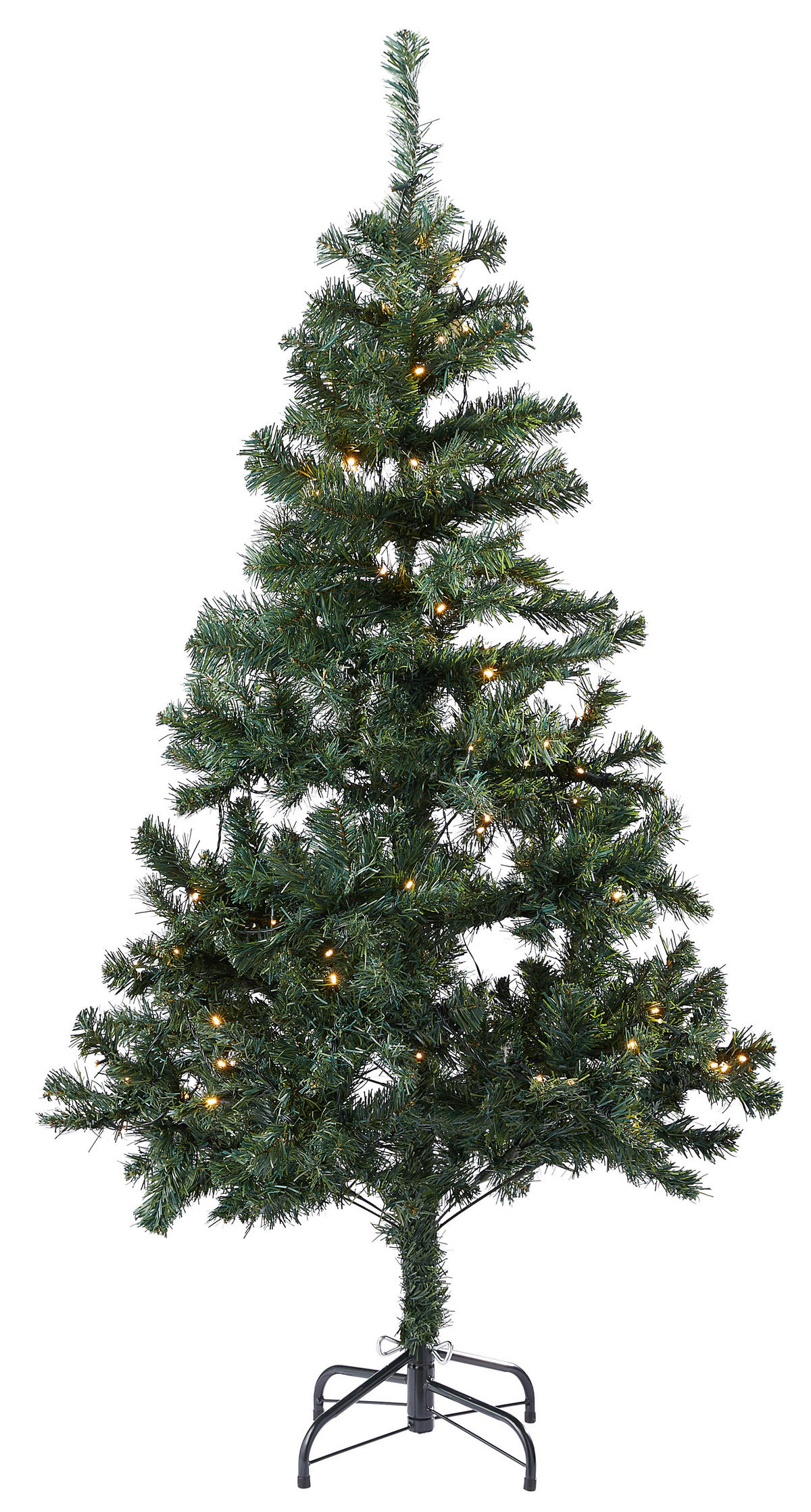 WEIHNACHTSBAUM 150 cm  - Grün, KONVENTIONELL, Kunststoff/Metall (150cm)