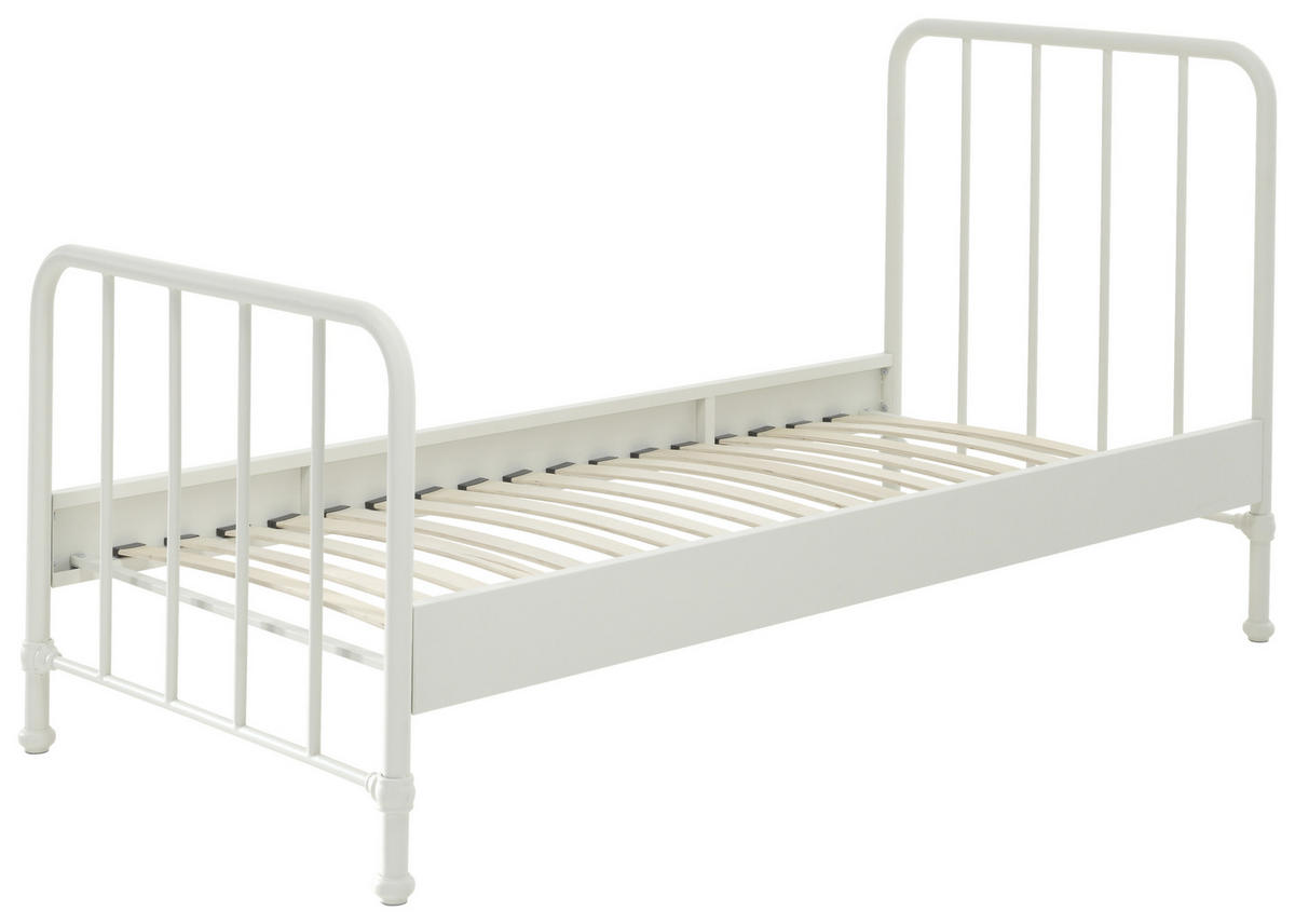 KINDER-/JUNIORBETT - Weiß, MODERN, Holz/Metall (90/200cm) - MID.YOU