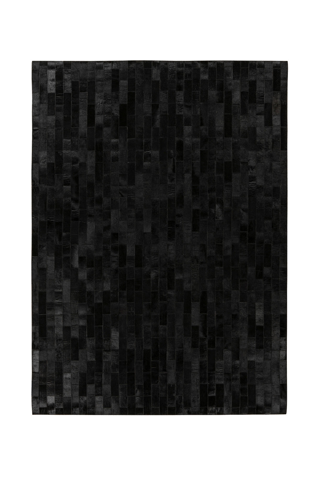 FLACHWEBETEPPICH 160/230 cm Lavin 825 Schwarz Schwarz  - Schwarz, KONVENTIONELL, Leder/Textil (160/230cm)