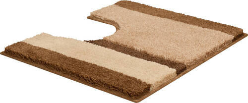 WC-VORLEGER Beige 49/60 cm - Beige, Basics, Kunststoff/Textil (49/60cm) - Grund