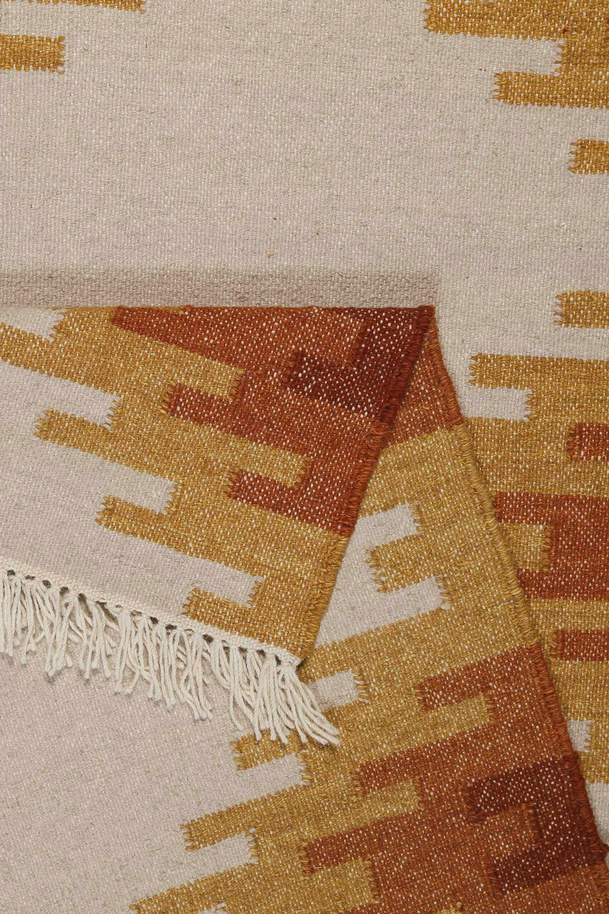 HANDWEBTEPPICH 160/230 cm Belle Braun, Creme, Beige  - Beige/Creme, KONVENTIONELL, Textil (160/230cm)