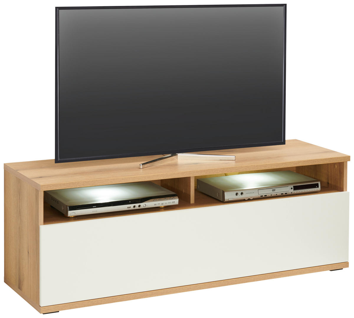 Comodă Tv 127,5/46/40 cm  - Modern, plastic/material pe bază de lemn (127,5/46/40cm) - Carryhome