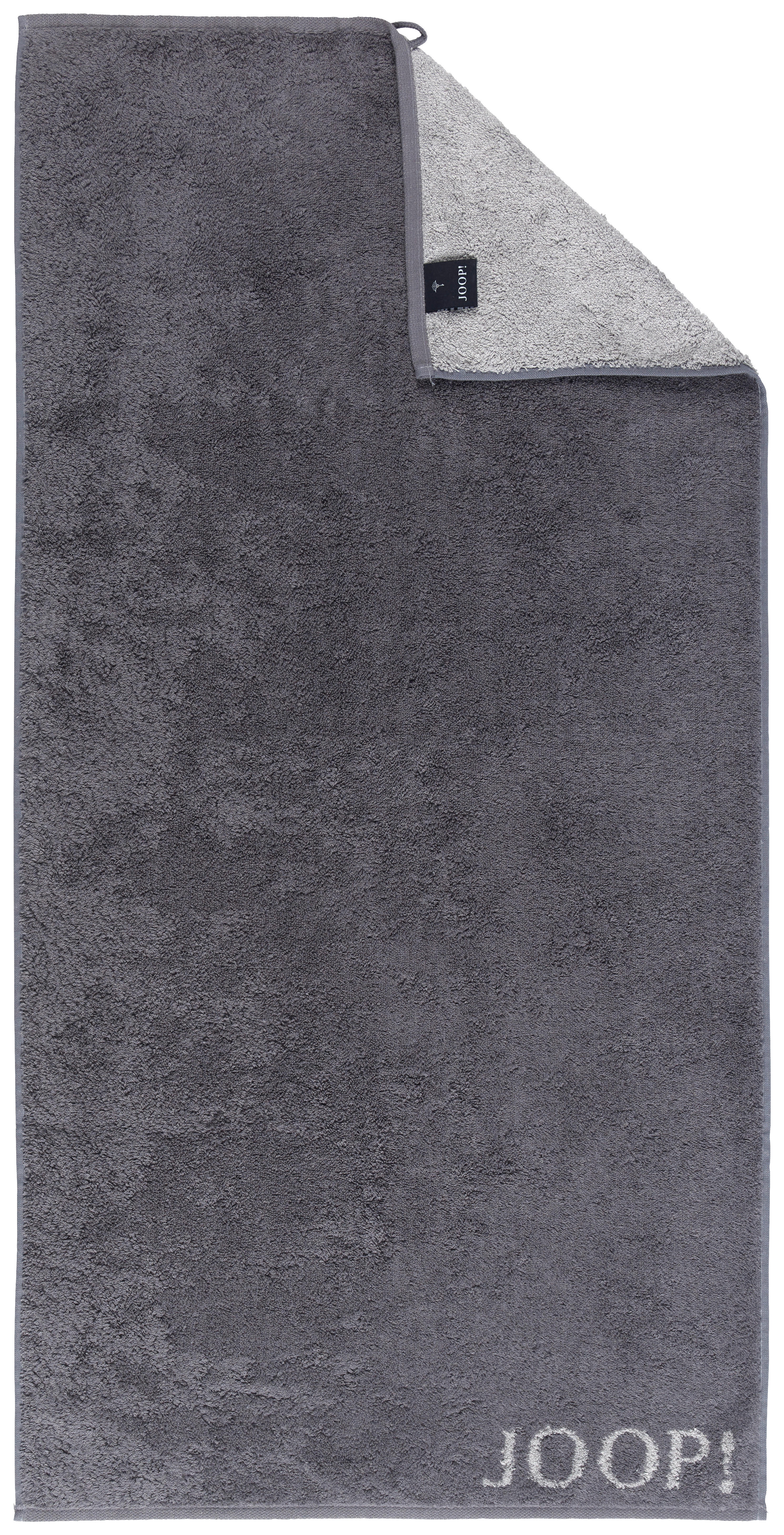 RUČNÍK, 50/100 cm, antracitová - antracitová, Basics, textil (50/100cm) - Joop!