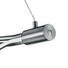 LED-HÄNGELEUCHTE - Nickelfarben, MODERN, Metall (117/150/15cm)