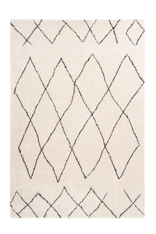 HOCHFLORTEPPICH 120/170 cm Orlando Creme, Beige - Beige/Creme, Design, Textil (120/170cm) - Kayoom