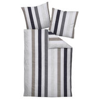 BETTWÄSCHE Makosatin 135/200 cm  - Grau, Design, Textil (135/200cm) - Janine