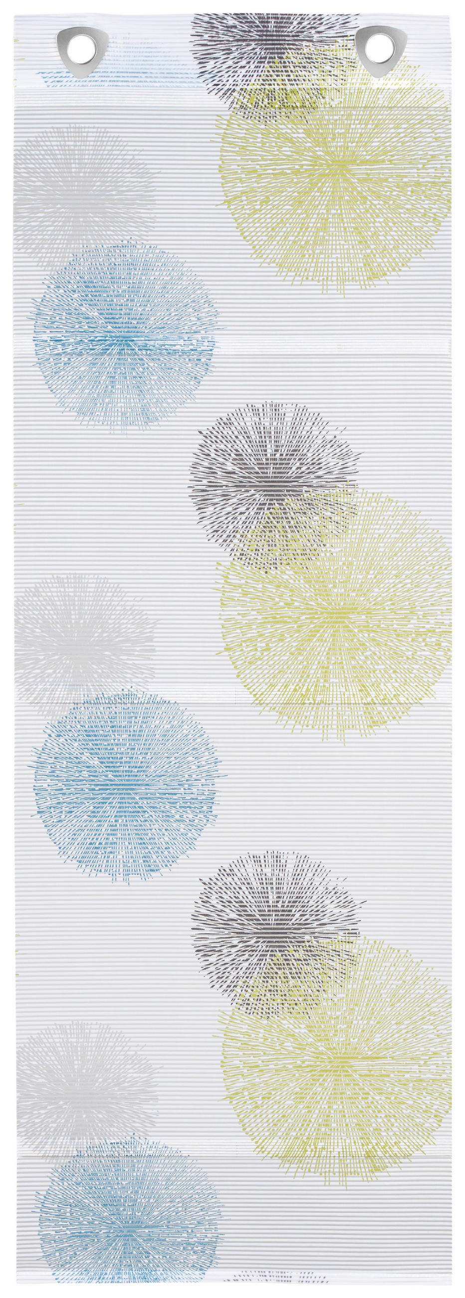 MAGNETROLLO  halbtransparent  45/130 cm    - Blau/Weiß, Basics, Textil (45/130cm) - Novel