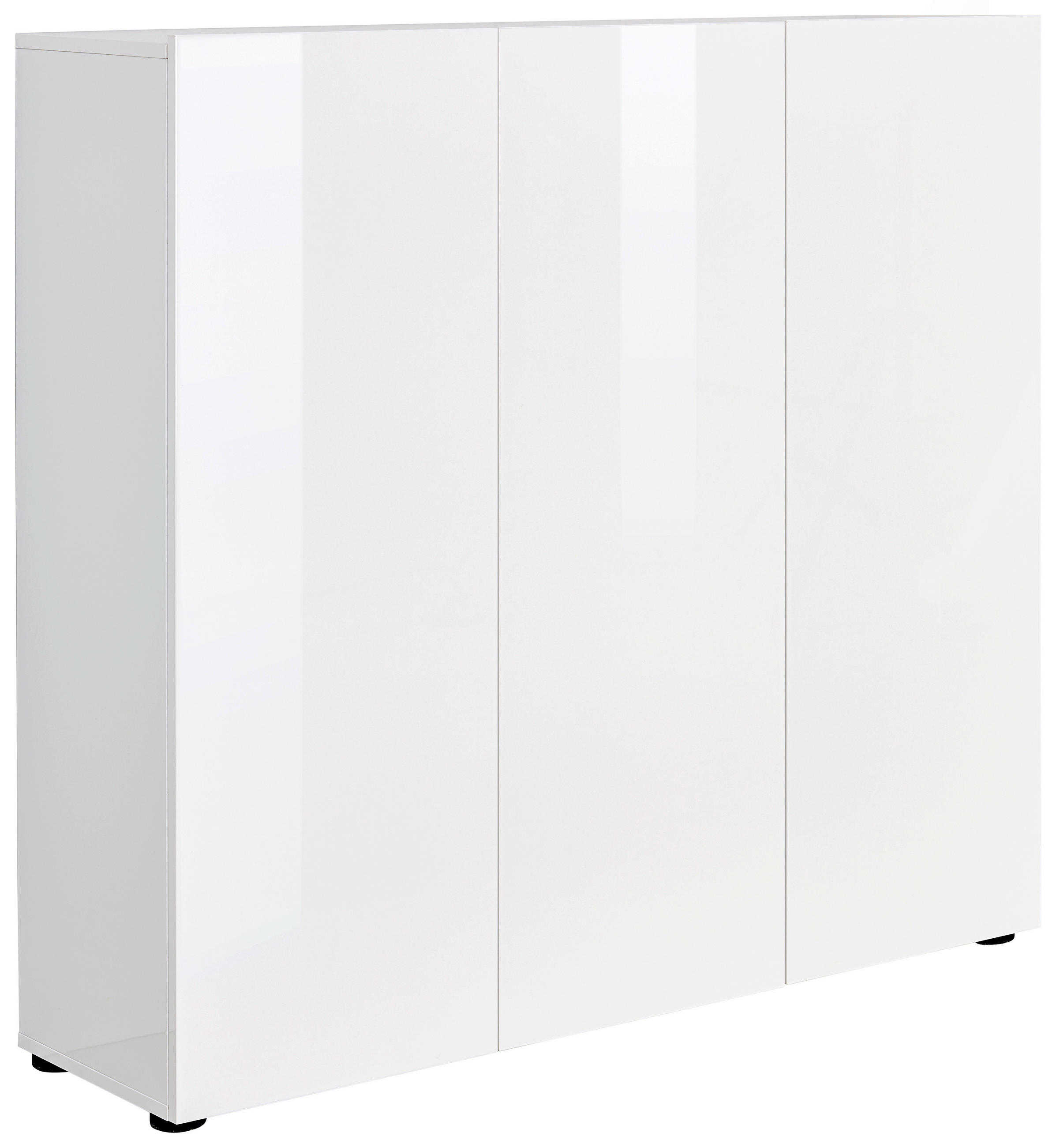 home24 Schuhschrank Weiß 120x115x34 cm