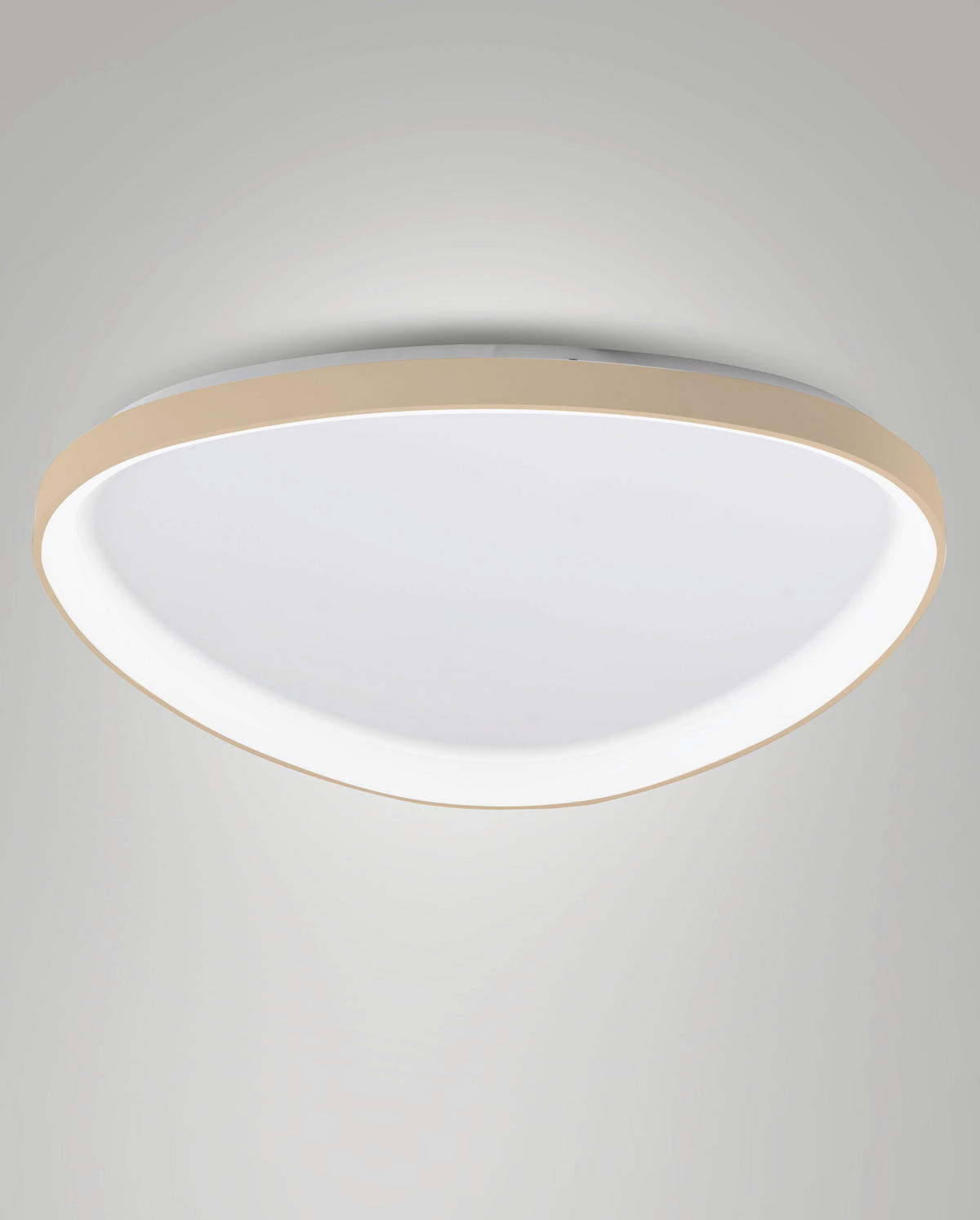 LED-DECKENLEUCHTE 80/7 cm   - Messingfarben, Design, Kunststoff/Metall (80/7cm)