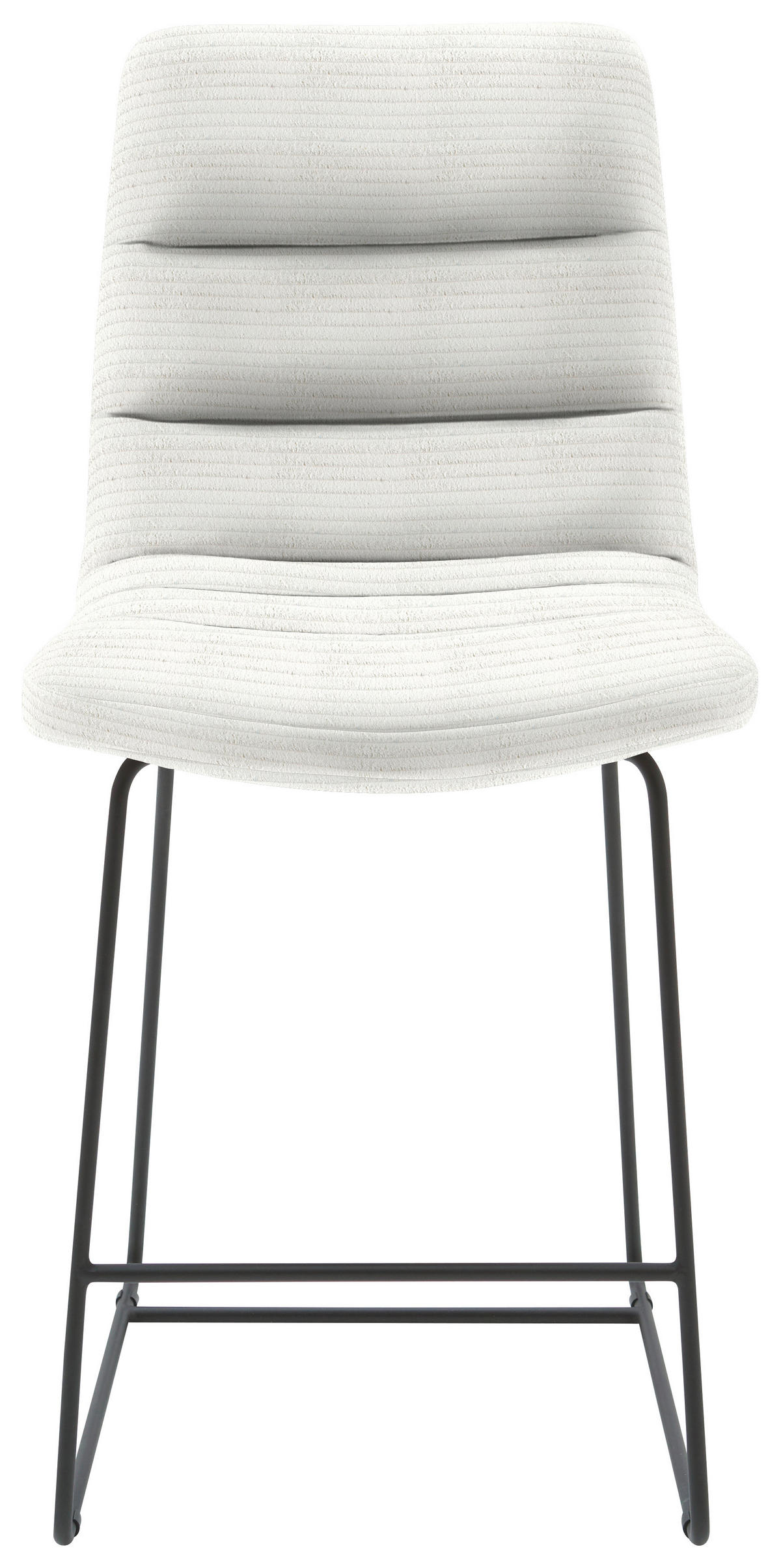 TRESENSTUHL - Schwarz/Weiß, Design, Textil/Metall (52/106/66cm) - Dieter Knoll
