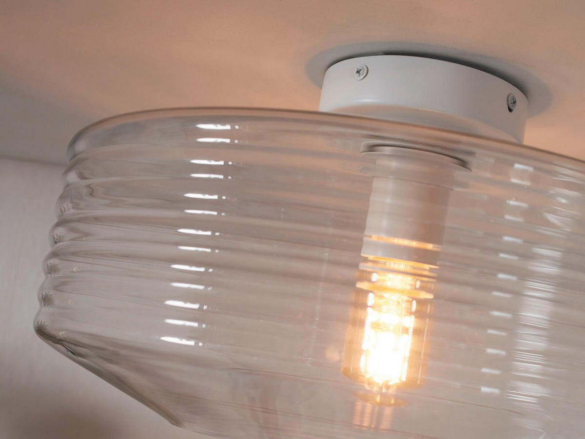 DECKENLEUCHTE  Smart 35/20 cm   - Transparent, Trend, Glas (35/20cm) - It's about Romi