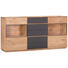SIDEBOARD - Eichefarben/Grau, Design, Glas/Holz (177/89/42cm) - Valnatura SIDEBOARD - Eichefarben/Grau, Design, Glas/Holz (177/89/42cm) - Valnatura