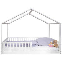 HAUSBETT  - Weiß, Basics, Holz (90/200cm) - tiSsi