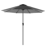 SONNENSCHIRM 300 cm Grau  - Schwarz/Grau, Basics, Textil/Metall (300/300cm) - Modante