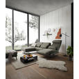 ECKSOFA in Flachgewebe Grün  176-217/259-307 cm  - Schwarz/Grün, Design, Textil/Metall (176-217/259-307cm) - Dieter Knoll