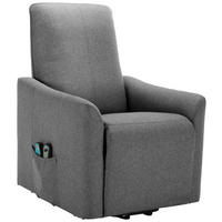 TV-FOTEL - fekete/szürke, Konventionell, textil/fém (73.5/103/87cm) - MID.YOU