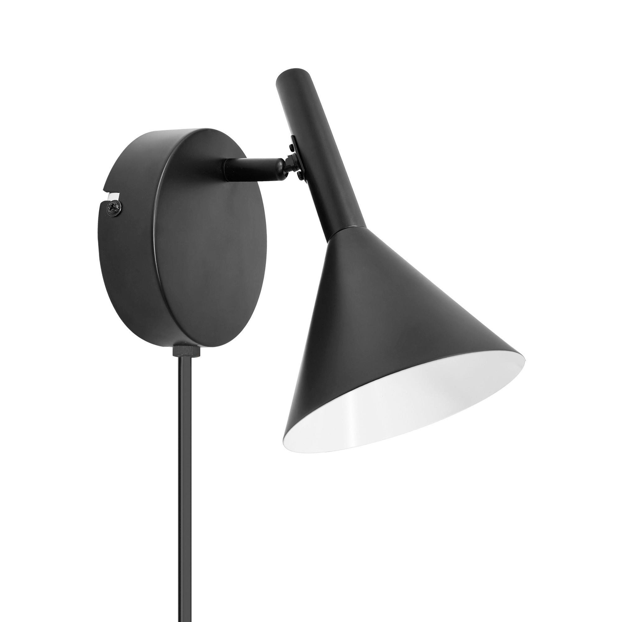 WANDLEUCHTE Kelvis 19/12/22 cm  - Schwarz, Design, Metall (19/12/22cm) - Nordlux