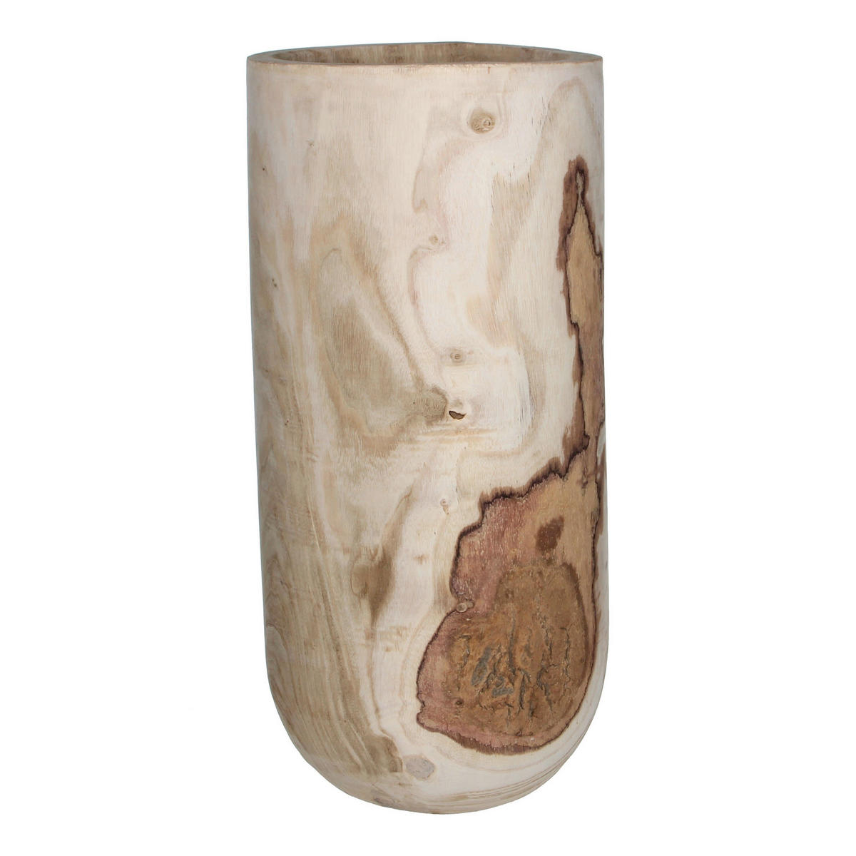 VÁZA, drevo,   - svetlohnedá, Basics, drevo (0/0/65cm)