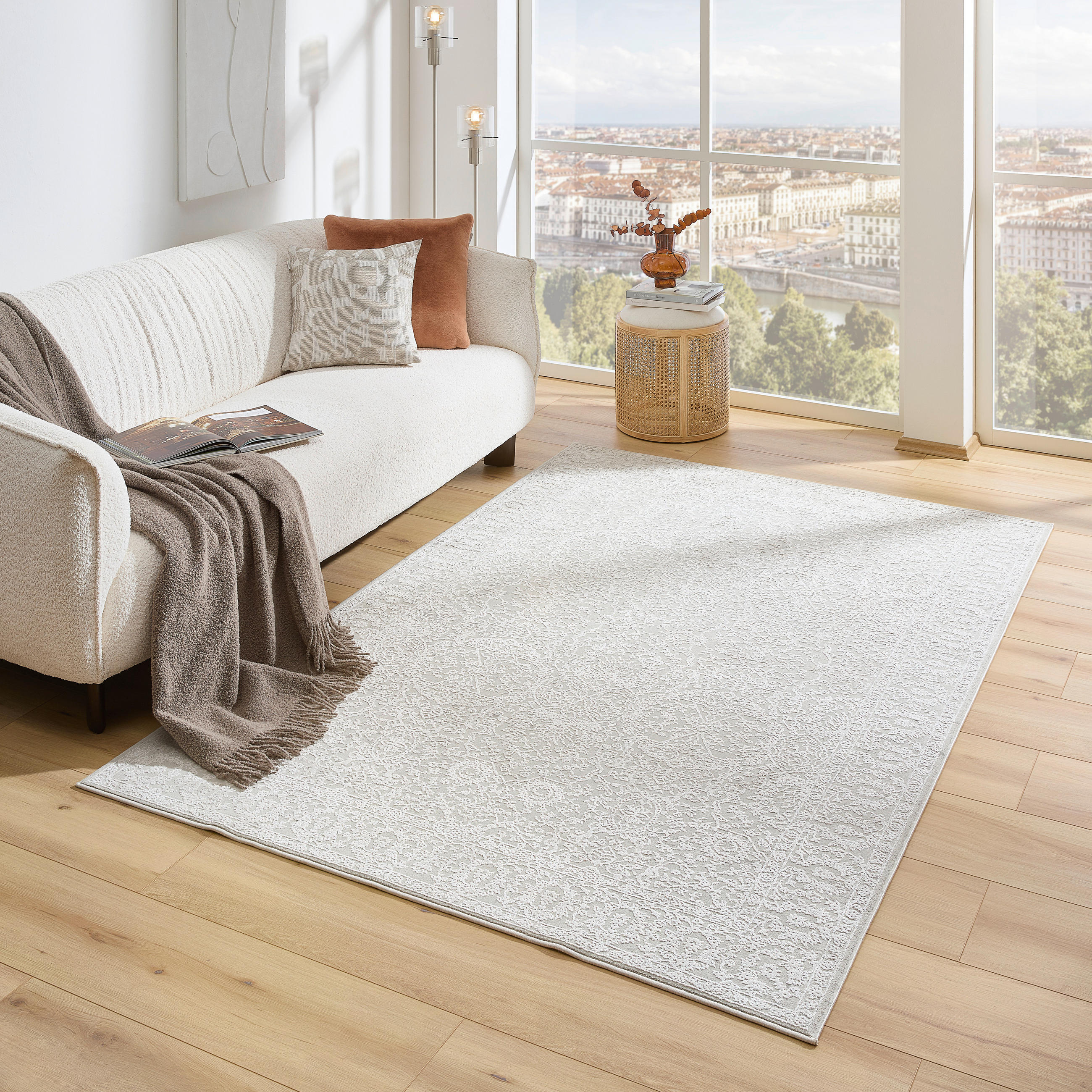 VINTAGE-TEPPICH 160/230 cm Creme  - Creme, Design, Textil (160/230cm) - Dieter Knoll
