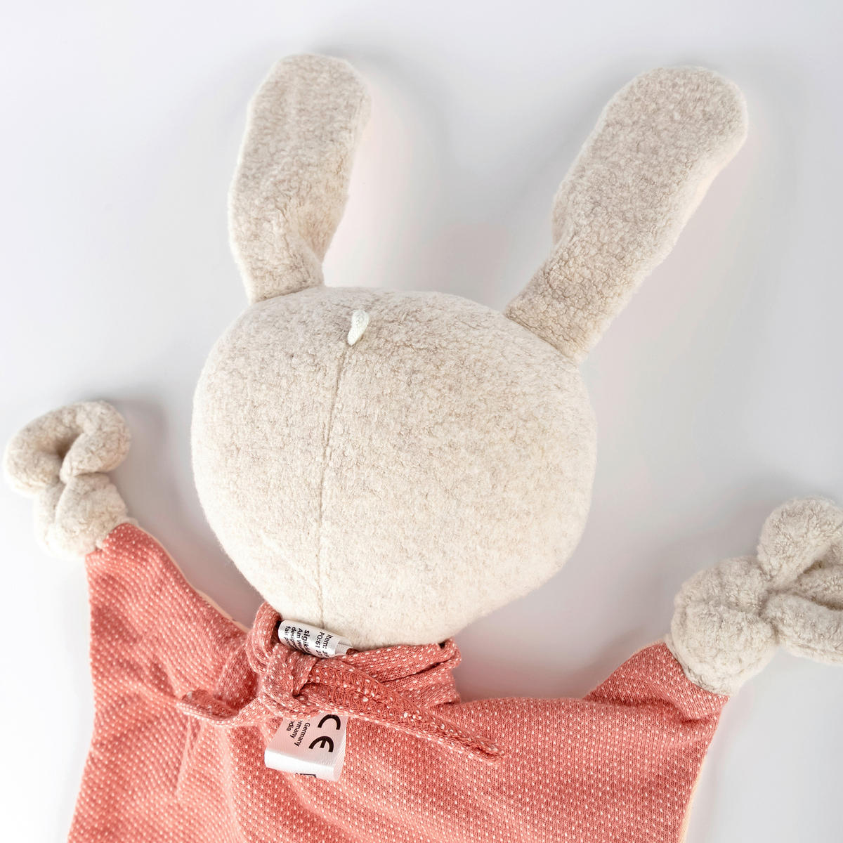 SCHMUSETUCH - Beige/Altrosa, Basics, Textil (31/29/6cm) - Sigikid