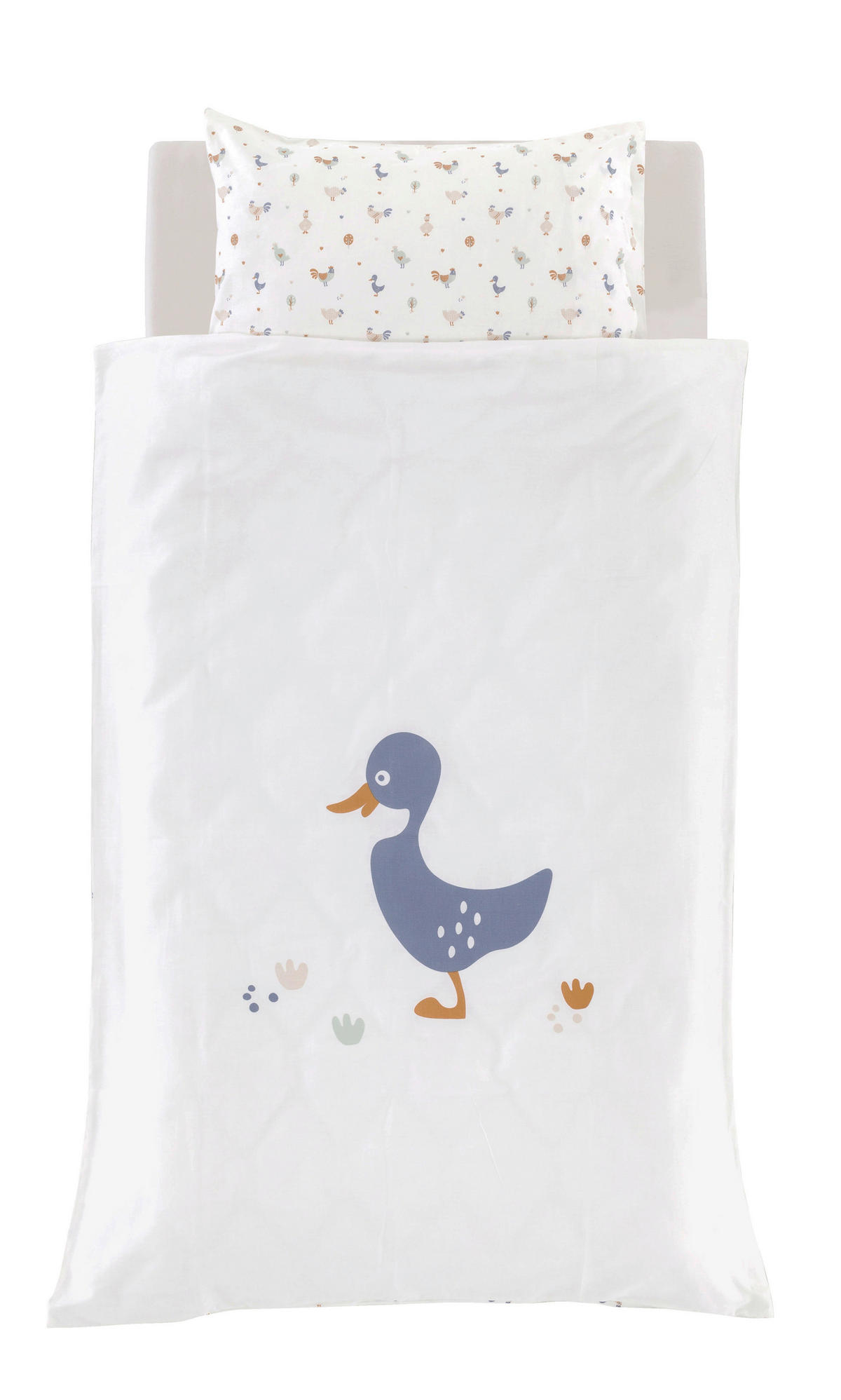 BABYBETTWÄSCHE 100/135 cm  - Multicolor/Weiß, Basics, Textil (100/135cm) - Träumeland