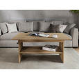 COUCHTISCH 110-140/65/51,5-61,5 cm rechteckig Eichefarben  - Eichefarben, KONVENTIONELL, Holzwerkstoff (110-140/65/51,5-61,5cm) - Xora