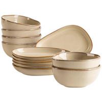 SNACKSCHALENSET Cordelia   - Sandfarben, Trend, Keramik - Mäser