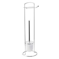 GARNITURA TOALETNE ČETKE  bijela  plastika   - bijela, Moderno, plastika (13/65/18cm)