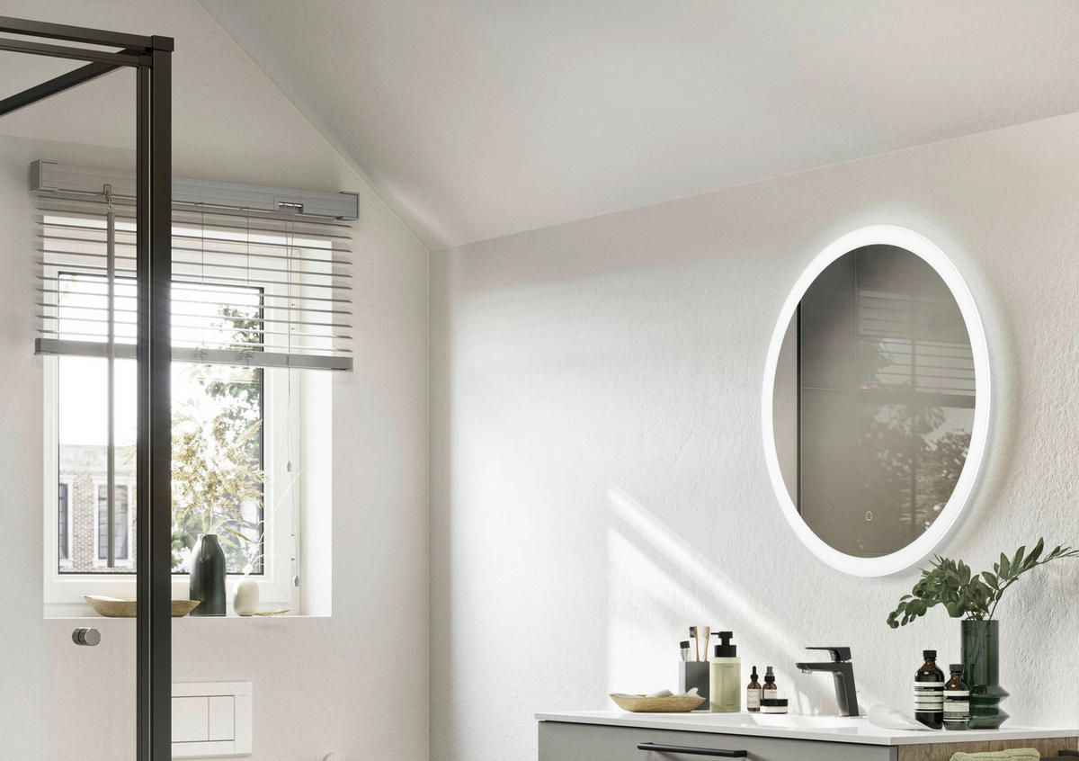 BADEZIMMERSPIEGEL 75/75/2,5 cm  - MODERN, Glas (75/75/2,5cm) - Celina Home