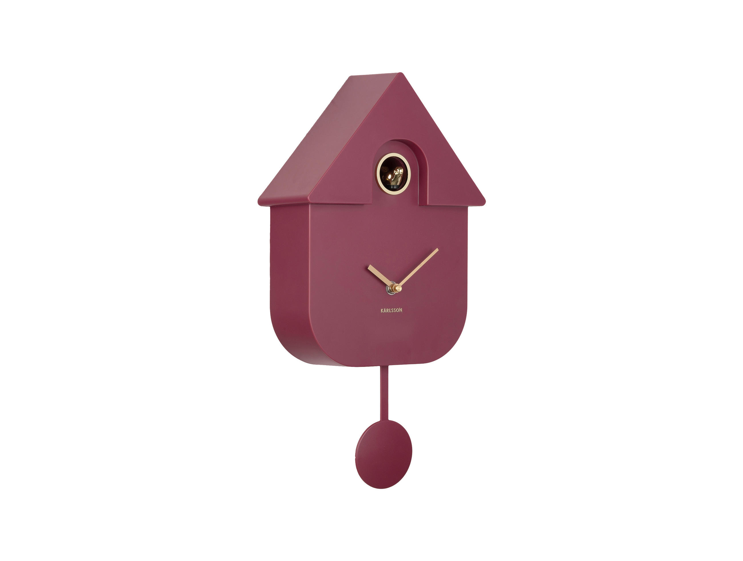 WANDUHR   - Mauve, Basics, Kunststoff (41/21.5cm) - Karlsson