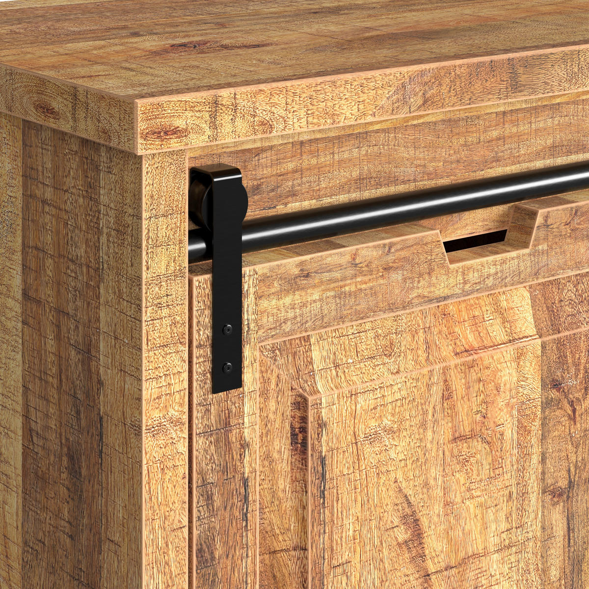 HIGHBOARD , 108/150/45 cm, 3 Schublade(n)  - Honig, KONVENTIONELL, Glas/Holz (108/150/45cm) - MID.YOU