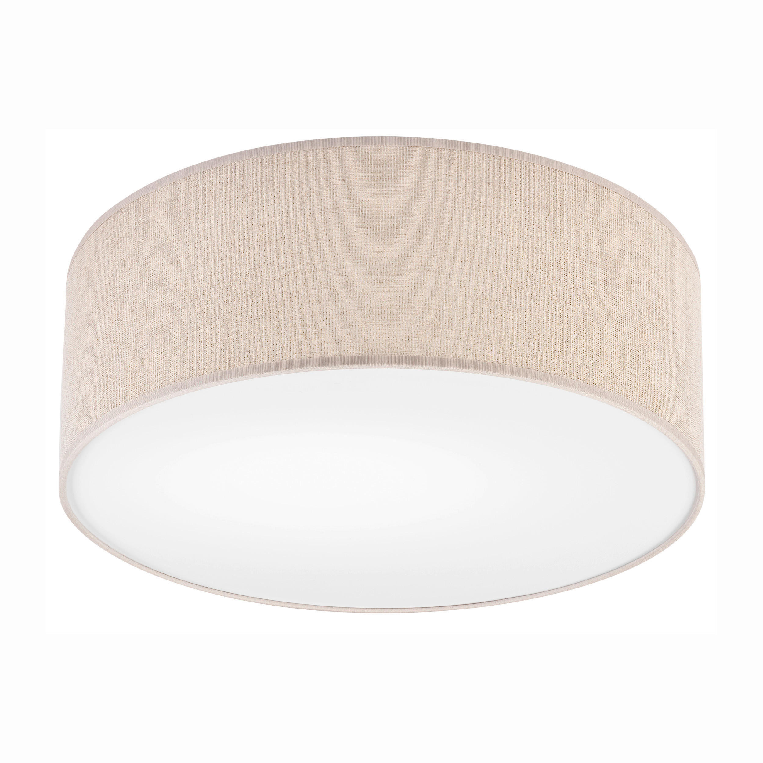 PENDELLEUCHTE 13/35/13 cm  - Goldfarben, Natur, Textil (13/35/13cm)