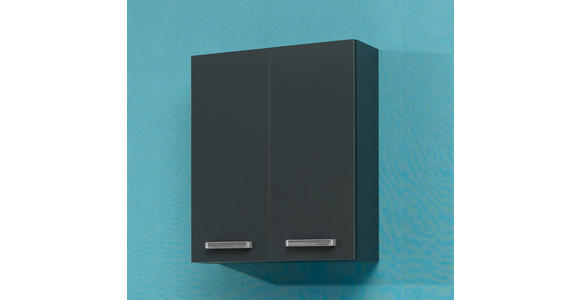 HÄNGESCHRANK 60/70/20 cm - Chromfarben/Anthrazit, KONVENTIONELL, Glas/Holzwerkstoff (60/70/20cm) - Carryhome