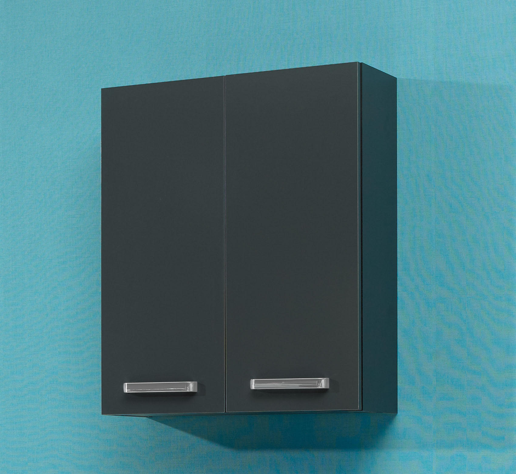 HÄNGESCHRANK 60/70/20 cm  - Chromfarben/Anthrazit, KONVENTIONELL, Glas/Holzwerkstoff (60/70/20cm) - Carryhome