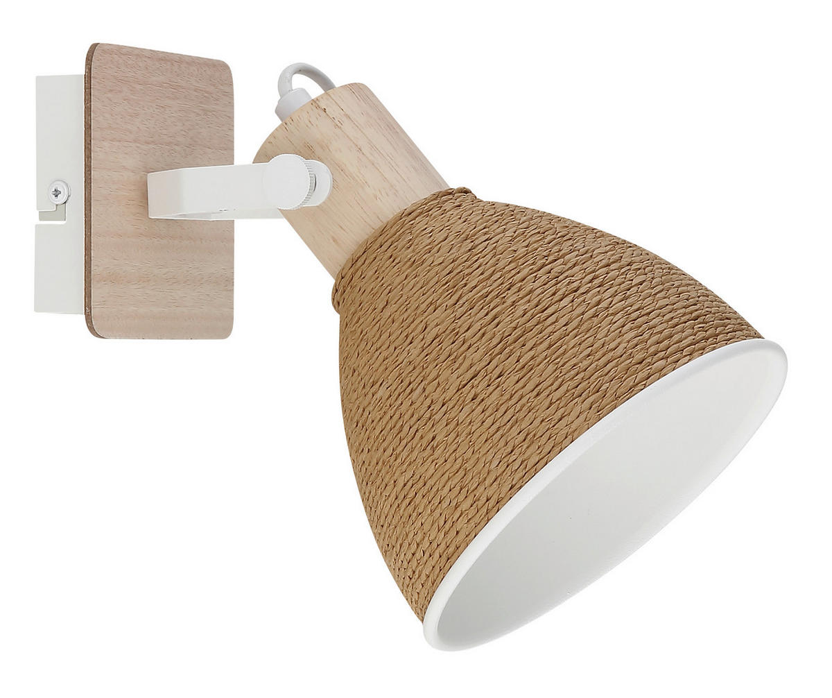 STRAHLER Lyndon 15/17,5/19 cm  - Braun/Weiß, Natur, Holz/Papier (15/17,5/19cm) - Globo