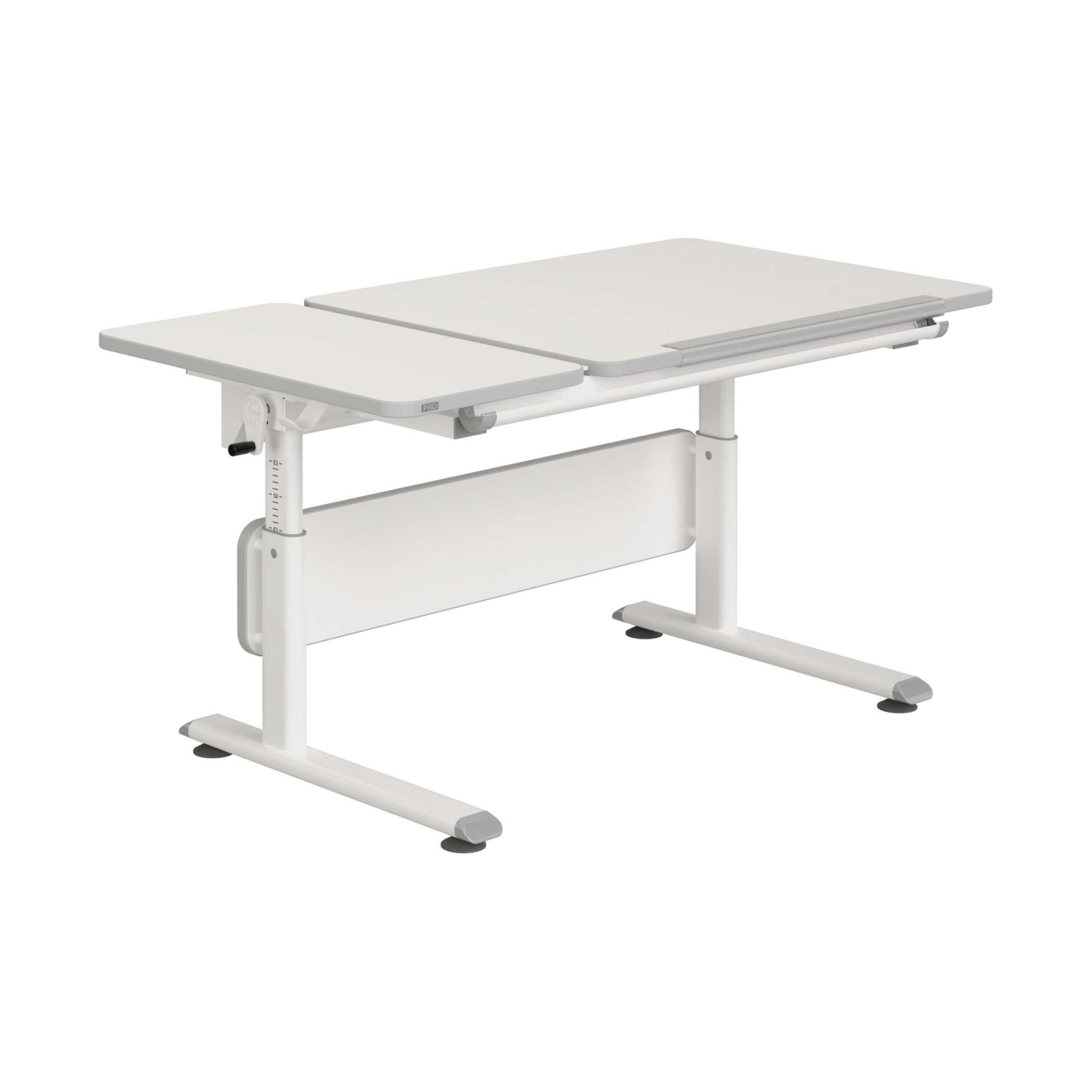 JUGENDSCHREIBTISCH 130/70/53-79 cm  - Weiß, Basics, Holzwerkstoff/Kunststoff (130/70/53-79cm) - Paidi