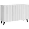 SIDEBOARD 120/78/39,1 cm  in Weiss  - Weiss/Schwarz, Design, Holzwerkstoff/Kunststoff (120/78/39,1cm) - Livetastic